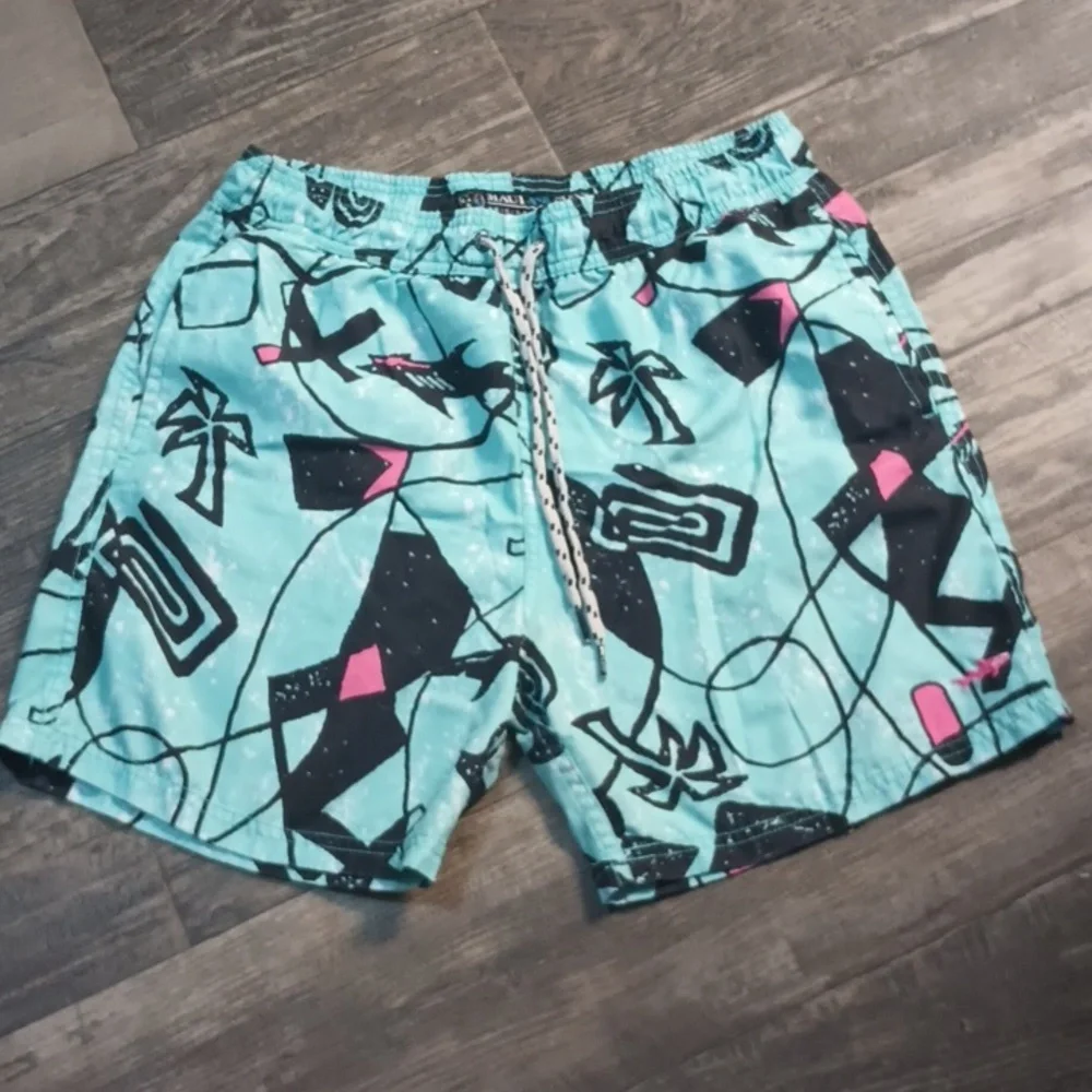 Vintage Retro-style Maui and Sons 80s 90s Swim Trunks